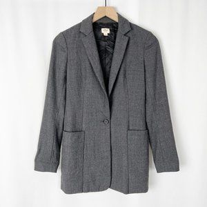 Aritzia Wilfred Wool Oversized Blazer Long Jacket Coat Preppy Suit Work Business